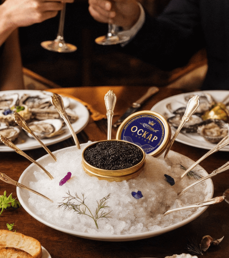 An ode to caviar, in every course.
